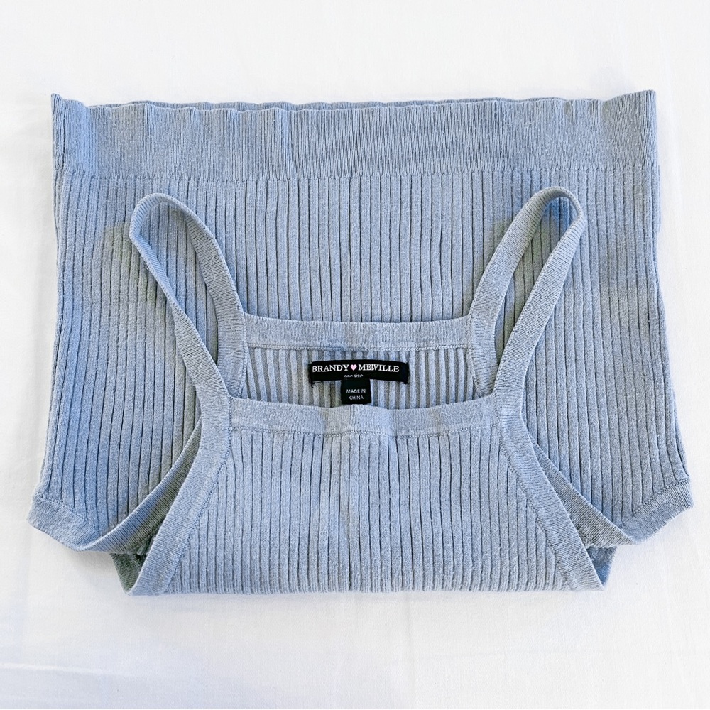 Brandy Melville High Neck Sweater Tank Top - Picture 7 of 7